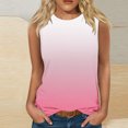 thumbnail image 4 of Snorda Blouses Sans Manches Mode Imprimée Confortable Respirant Col en V pour Femmes Grande Taille Tank Tops S-4TG, 4 of 4