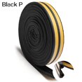 thumbnail image 2 of Joernso 5m/16ft E D P Type Self Adhesive Window Door Draught Excluder Seal Strip, 2 of 8