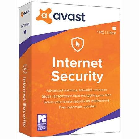 Avast Internet Security 2018, 1 PC, 1 Year