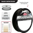 thumbnail image 4 of The Beadsmith Fireline by Berkley - Micro-Fused Braided Thread - 10lb. Test, 008"/.20mm Diameter, 125 Yard Spool, Black Color - Super Strong Stringing Material for Jewelry Making and Bead Weaving, 4 of 8