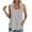 White, variant on ALLLIST Spring Tops Yellow Pleated Sleeveless Crew Neck Plaid Tank Tops Womens Capris for Summer XXXL