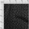 thumbnail image 2 of oneOone Georgette Viscose Black Fabric Abstract Sewing Craft Projects Fabric Prints By Yard 42 Inch Wide, 2 of 5
