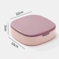 thumbnail image 4 of Portable Jewelry Storage Box Dustproof Jewelry Case with Mirror for Travel and Business Trips, 4 of 10