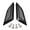 Black, variant on Billet Black Mirror Block Off Plates for Ducati Panigale V4 /S/R V2 2018-2024