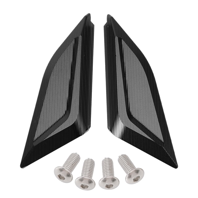 Plaques Miroir Noires pour Ducati Panigale V4 /S/R V2 2018-2024