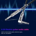 thumbnail image 3 of 6.5mm Jack Guitar Cable Straight Male to Right Angle Male Audio Wire (3m), 3 of 7