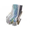 thumbnail image 4 of Beach Saying Soft Flannel Fleece Blanket, Life is Better When You Surf Text and Watercolor Ocean Wave with Bali Flower, Cozy Plush for Indoor and Outdoor Use, 60" x 80", Multicolor, by Ambesonne, 4 of 6