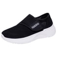 thumbnail image 2 of BRGZLK Women's Walking Shoes 2026 Versatile Mesh Breathable Adjustable Wide Width Flats Summer Trendy Soft Sole Comfortable Easy On Off Women Sneakers Black 9, 2 of 7