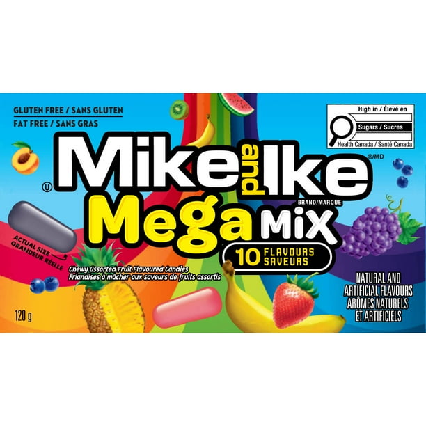 Mike and Ike Mega Mix, Mike and Ike Mega Mix chewy candy