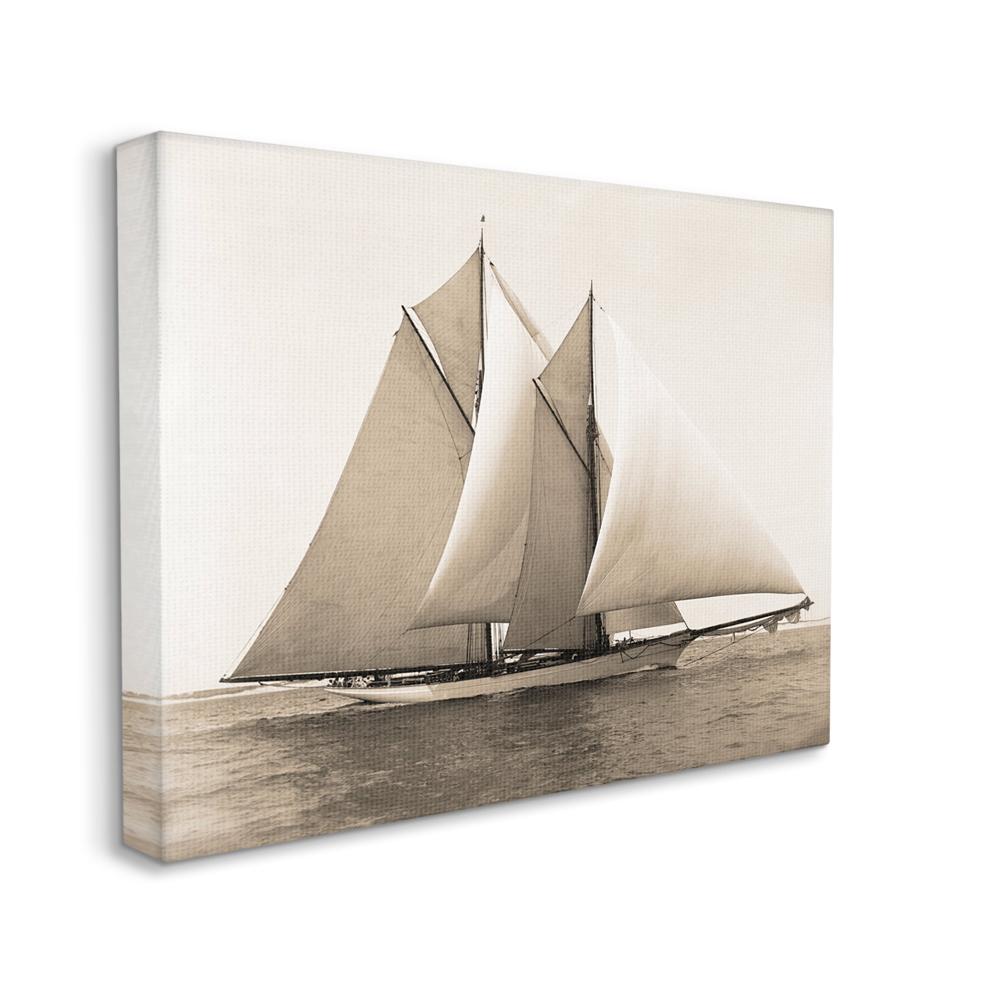 Stupell Industries Nautical Ship Photography Transportation Photography Gallery Wrapped Canvas Print Wall Art, 40 x 30
