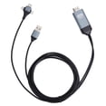 thumbnail image 1 of TypeC PortUsb para IOS a HDMI Cable adaptador 3 en 1 Cable convertidor de audio y video para teléfono, 1 of 5