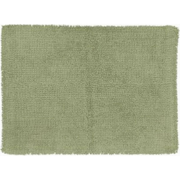 Mohawk Loop Pile Bath Rug Chartreuse Green Tub Mat Throw Rug 17x24