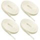 thumbnail image 1 of Guardurnaity 4 piezas de cordones planos para entrenador de una sola capa de 8mm, cordones de repuesto para zapatos, accesorios para correr, zapatos Accesorios de calzado Beige, 1 of 6