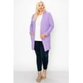 thumbnail image 3 of Women's Plus Size Casual Loose Fit Long Sleeve Midi Cardigan, 3 of 5