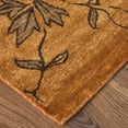 thumbnail image 2 of Feizy Cordonnet Transitional Floral & Botanical, Brown/Orange, 4' x 6' Accent Rug Easy Care Stain Resistant Fade Resistant Casual Floor Rug for Living room Bedroom, 2 of 8