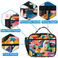 thumbnail image 3 of Herdesigns Watercolor Abstract Colorful Modern Large Backpack Set with Lunch Box Lightweight Water Resistant Travel Laptop Backpacks Casual Daypacks for Women Men, 3 of 8