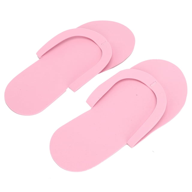 Pantuflas Desechables De Hotel Práctico, Chanclas Desechables, 12 Pares Ecológicos Para Salón De Casa