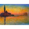 thumbnail image 3 of Monet, Claude 18x14 Black Modern Framed Museum Art Print Titled - Twilight Venice, 3 of 5