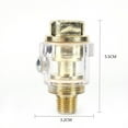 thumbnail image 1 of Mini lubricador en línea de 1/4" BSP para herramientas neumáticas y compresores de aire, 1 of 6