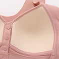 thumbnail image 6 of HomeDM Front-Closure Bras for Women No Underwire Full Coverage Supportive Tshirt Bras Push Up Supportive, Red, 38, 6 of 9