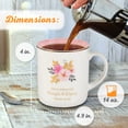 thumbnail image 2 of Christian Encouragement Gifts for Women - Pink Coffee Mug with Gold Metallic Accents and Scripture Verse"Strength and Dignity" Proverbs 31:25 Cute Coffee Mug for Women (14-Ounce Ceramic), 2 of 6
