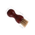 thumbnail image 2 of DEEPCRAFF 3Pcs Wooden Handle Horsehair Shoe Shine Applicator Brush Soft Bristle Polishing Brush, 2 of 6