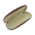 thumbnail image 3 of Estuche Retro Redondo para Gafas Únicas Bargains 6.5"x2.36"x1.38" Marrón, 3 of 5