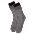 thumbnail image 6 of MeMoi Women's Parfait Striped Fuzzy Cuff Crew Socks - Mens - Male, 6 of 6