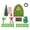 I, variant on 1:12 Christmas Gate Mini Doll House Fairy Gate Christmas Decoration Scene Room/ Christmas Elf Door Decoration 15×10×4cm Elf Door 5