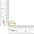 thumbnail image 5 of AFFY 0.14CT Moissanite Infinity Wedding Ring Guard Enhancer for Women 14K Yellow Gold over Silver-8.5, 5 of 6