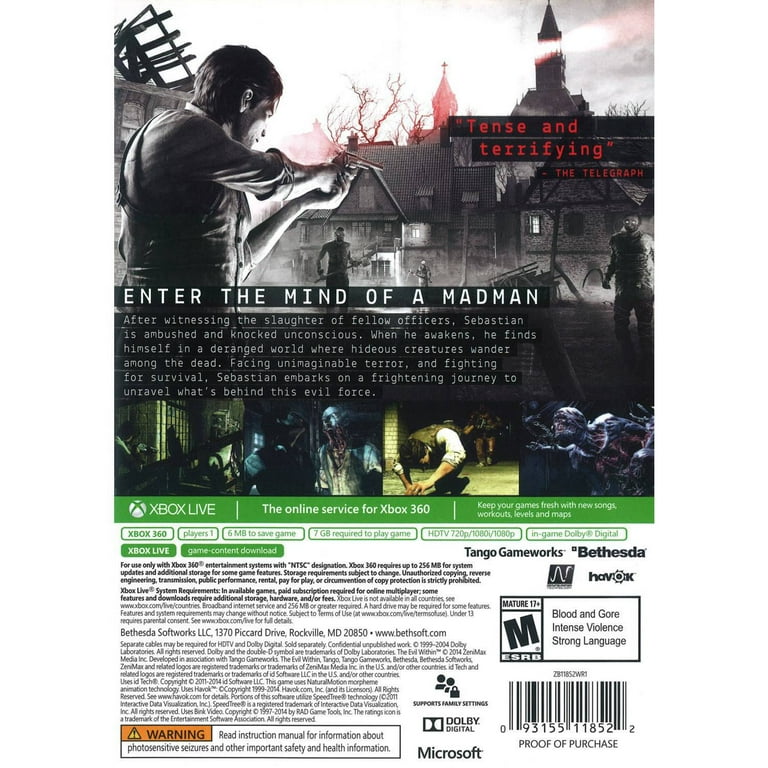 Games de Terror Xbox 360 