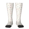 thumbnail image 2 of Lsque Wildflower Watercolor Printed Crew Socks Men's Women's LightWeight Thin Casual Calf Socks ,Knee High Socks,Cotton Socks, 2 of 9