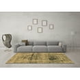 thumbnail image 3 of Ahgly Company Indoor Square Abstract Brown Modern Area Rugs, 4' Square, 3 of 4