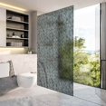 thumbnail image 3 of 3D Static Cling Flower lass Window Film Paisley Persian Floral Pattern 23.6" x 39" Adhesive Window Privacy Film, 3 of 6