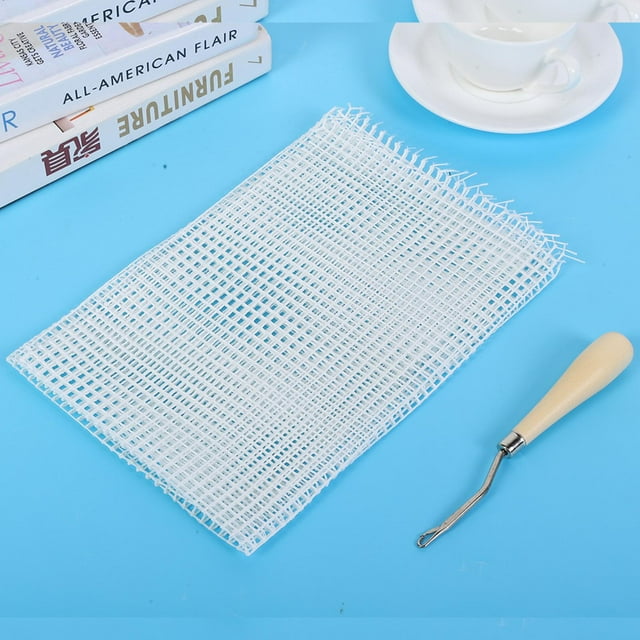 <p>Carpet Knitting Mesh Cloth, Carpet Rug Mesh Clothes Glass Fiber Practical For Home Textile</p>