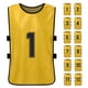 thumbnail image 2 of 12 PCS Adults Soccer Pinnies Quick Drying Football Team Jerseys Youth Sports Scrimmage Soccer Team Training Numbered Bibs Practice Sports Vest, 2 of 5