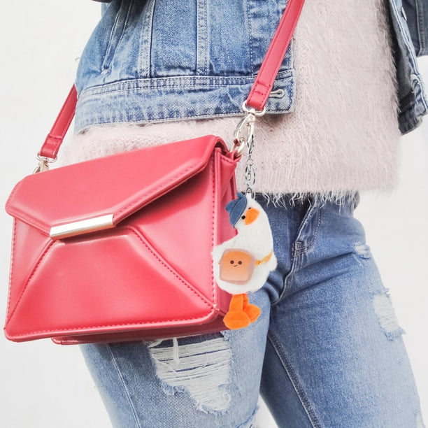 Nestingho Plush Colgante Llavero Pato Para De Y Llaves Con Adorable