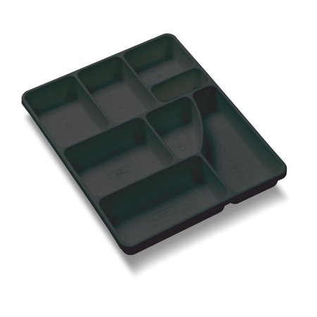 Madesmart Original Home Kitchen Junk Drawer Organizer Storage Tray Insert, Black | Walmart Canada