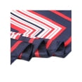 thumbnail image 4 of INSPIRE CHIC Women's Stripes Print Square Kerchief Neck Scarf Wrap Bandana Circular-2 23.62 x 23.62‘’, 4 of 7