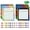 80charts-black/white, variant on KEEPJOY 100 Pack Incentive Reward Chart for Students, 2 Designs Incentive Behavior Chart with 2400 Star Stickers Students Chore Sticker Chart at Home