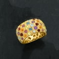 thumbnail image 5 of Ross-Simons 2.60 ct. t.w. Multi-Gemstone Ring in 18kt Gold Over Sterling, Women's, Adult, 5 of 6