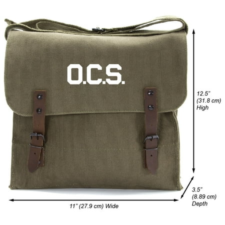 OCS Letters Officer Branch of Service Heavyweight Canvas Medic Shoulder