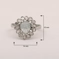 thumbnail image 3 of 2.50 CTW Natural Diamond Polki Flower Ring 925 Sterling Silver Women Valentines Day Gifts Jewelry, 3 of 5