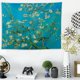 thumbnail image 3 of 148 cm * 200 cm Van Gogh Tapiz de flores Pintura al óleo Pared floral Han, 3 of 5