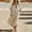 Khaki, variant on Boho Striped Trim V-Neck Batwing Sleeve Maxi Dress for Women – Caftan Cover Up with Pockets For Beach & Vacation Orange,XL