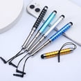 thumbnail image 3 of 1 Pce Stylet Multifonction Portable Mini Universel à Pois Extensible Écran Tactile pour Mobiles Tablette PC pour IPad Rose Rouge, 3 of 6
