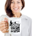 thumbnail image 2 of A Fisherman Lives Here With The Catch Of His Life Coffee & Tea Gift Mug Cup, House Décor, Ornament, Accessories, Stocking Stuffers & Gifts For An Angler Dad, Fishermen & Fishing Enthusiast Men (15oz), 2 of 4
