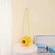 thumbnail image 5 of Bolso de hombro de paja de girasol para niños, Bolso de mano dulce de verano para niña (amarillo), 5 of 5