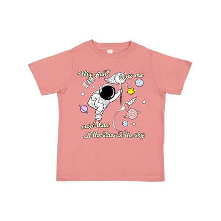 

Inktastic My Aunt Loves Me Gift Toddler Boy or Toddler Girl T-Shirt