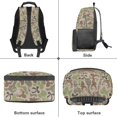 thumbnail image 5 of Yspwyqan Girls Backpack 12-14 Years Old, Camo Deer Bow 17" Laptop Backpack with Built-in Zipper, Side Pockets, Adjustable Straps Daypack for High School Travel Hiking, 5 of 7